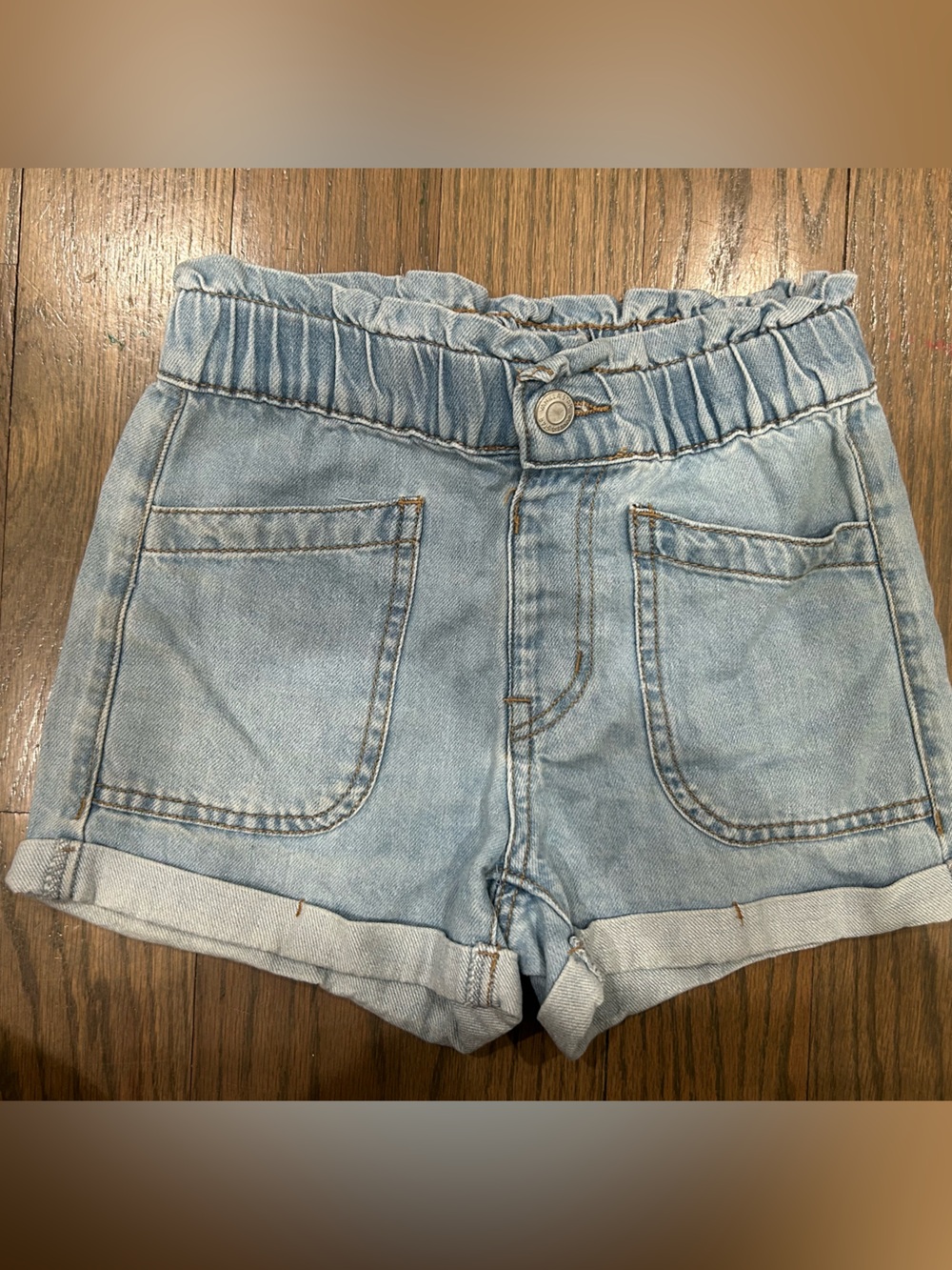 Girls Denim Shorts Size 7 Casual Summer Shorts